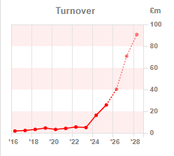 Chart 1:Turnover year-on-year