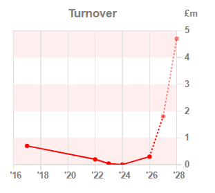 Chart 1:Turnover year-on-year